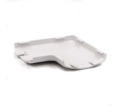 APSP W Плоский угол для напольного канала 75х17. белый  05911  DKC