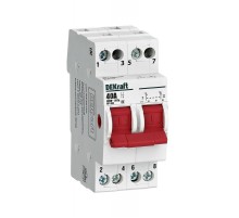 Трехпозиционный выключатель-разъединитель 2P 40A ВР-103  17210DEK  DEKraft