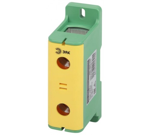 Клеммы силовые вводные КСВ  NO-224-136 (KE64.3) 35-240 мм желтая/зеленая "PE"  Б0065590  ЭРА