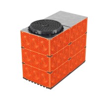 Колодец пластиковый для кабельной канализации с пластиковым люком, F0,1500х750х1125  281500V0  DKC