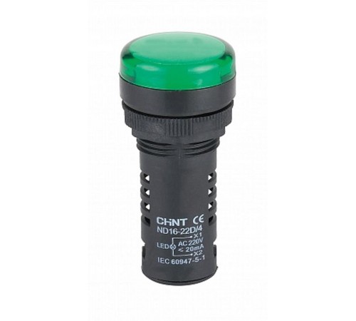 Индикатор ND16-22DS/4 зеленый АС110В (R)  592715  CHINT