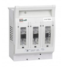 ПВР горизонтальный 400А 3ф отключение_1НО+1НЗ_навесной монтаж на шину_ПВР-102  21417DEK DEKraft