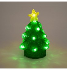 Акриловая светодиодная фигура Елочка 15х15х22 см, 20 светодиодов, батарейки 2хAA (не входят в комплект)  513-322  NEON-NIGHT