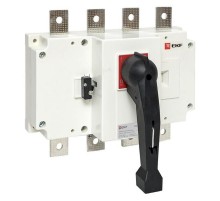 Рубильник-выключатель 630A 4P c рукояткой управления для прямой установки PowerSwitch  psds-630-4  EKF