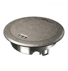 Лючок GES R2, пылевлагостойкий IP66, IK10, нагрузка до 2039 кг, 40х140 мм (металл оксидированный)  7408849  OBO Bettermann