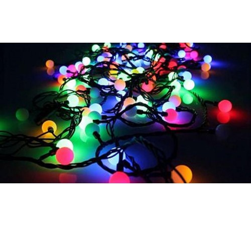Гирлянда-нить 40 диодов  мульти, CL556  батарейки 3*АА, 4м + 0.5м, IP20  26763  FERON