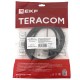 Кабель питания TERACOM для ИБП, ПК и мониторов разъём C13 - Евровилка 3x0.75мм2 250В 2 м  TRC-PCA-C13-SH-0.75-2M  EKF