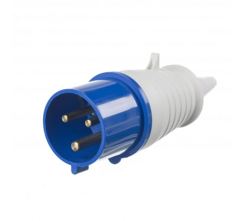 Вилка переносная 023 2Р+РЕ 32А 220В IP44 ВП-102   26004DEK  DEKraft