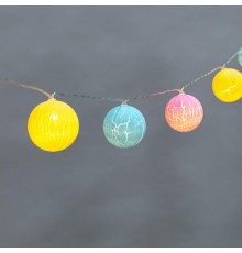 Гирлянда светодиодная Карамельки 1,5 м, 10 LED, прозрачный ПВХ, теплый белый, питание USB  304-001  NEON-NIGHT