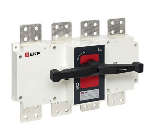 Рубильник-выключатель 1600A 4P c рукояткой управления для прямой установки PowerSwitch  psds-1600-4  EKF