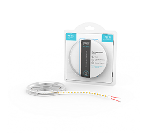 Лента светодиодная Basic LED 2835/120 12V 9,6W/m 624lm/m 4000K 8mm IP20 3m 1/100  BT063  Gauss