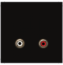 2x Cinch Audio (RCA) MALS1021SW Jung