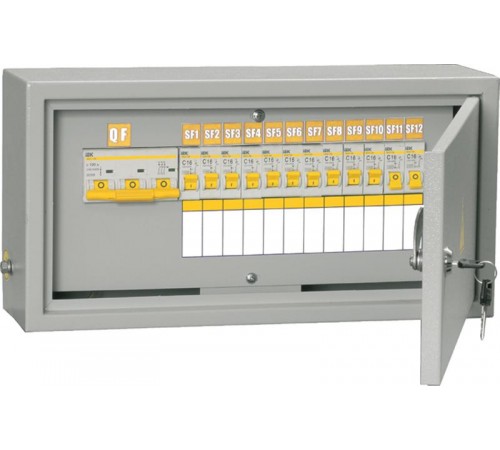 Щиток распределительный ОЩВ-3-100-12-0 36 УХЛ4 IP31 (210х410х120)   MSM10-3N-100-12-31  IEK