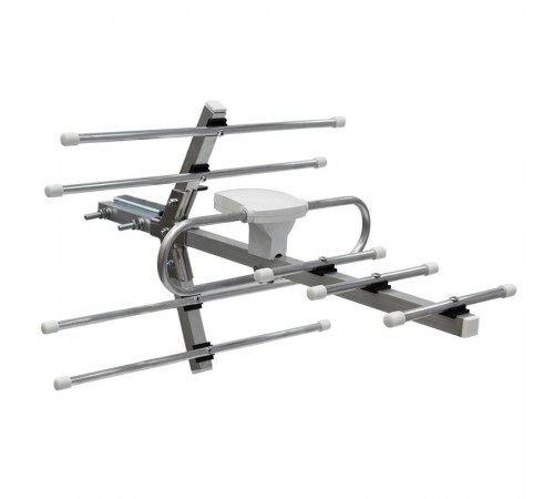 ТВ антенна наружная "Активная" для аналогового и цифрового ТВ - DVB-T2 (модель RX-411) (коробка)  34-0411  REXANT