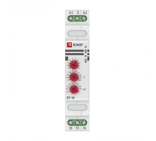 Реле времени (10 устанавл. функц.) RT-10 12-240В EKF PROximart-10-12-240EKF