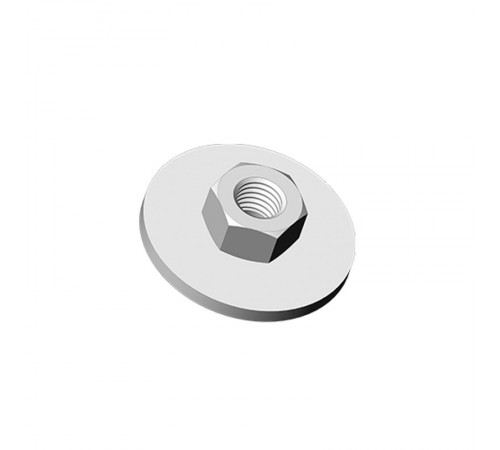 Шайба Д40 с гайкой М8, толщ. 3,0 мм, термодиффузия, 568153  ШГ40-М8-3,0-Т   Ostec