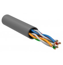 Витая пара U/UTP 5E 24AWG 4PR LSZH 1м серый 305м РФ  BC1-C5E04-121-305-R-G  GENERICA