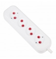 Колодка 4 гнезда без заземления "Эконом"  11-8714  PROconnect