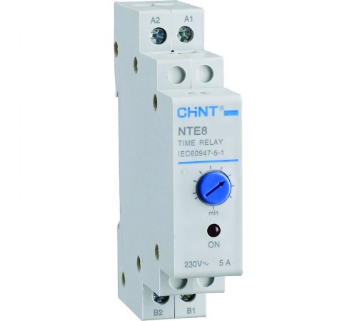 Реле времени NTE8-B (задержка времени включения) 0.1-10с, 1НО, DC24В  257990  CHINT