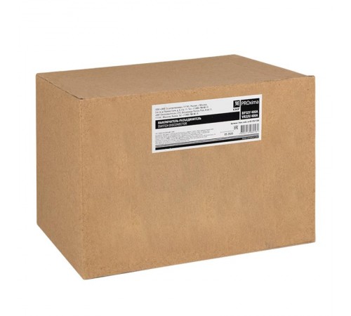 Выключатель-разъединитель ВР32У-37B71250 400А, 2 направления с д/г камерами, съемная левая/правая рукоятка EKF MAXima PROxima  uvr32-37b71250  EKF