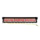 Патч-панель 19", 1U, CAT6A, 24 порта RJ45, экранированная  RN6APPF241  DKC
