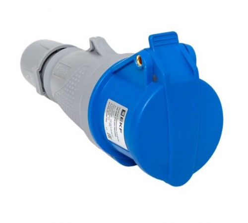 Розетка переносная 213 2Р+РЕ 16А 220В IP44 EKF PROXIMA  ps-213-16-220-PRO  EKF