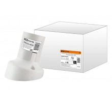 Патрон Е27 настенный, термостойкий пластик, наклонный, белый,  SQ0335-0059  TDM