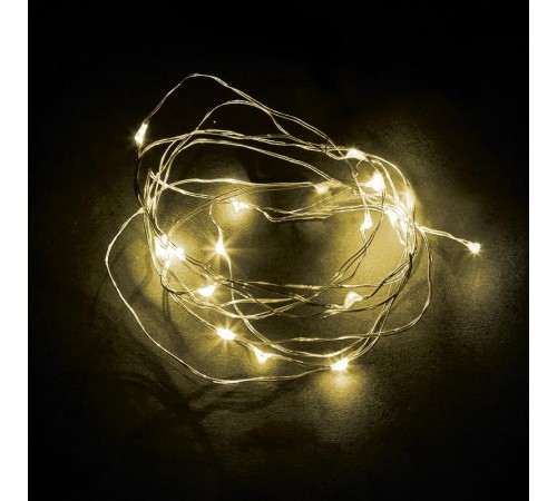 Светодиодная гирлянда CL570 линейная 2м + 0.5м 2700К с питанием от батареек  32364  Feron