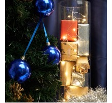 Светодиодная гирлянда CL570 линейная 2м + 0.5м 2700К с питанием от батареек  32364  Feron