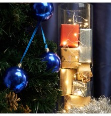 Светодиодная гирлянда CL570 линейная 2м + 0.5м 2700К с питанием от батареек  32364  Feron