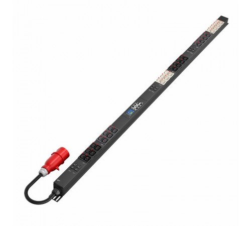 Блок распред. питания SMARTWATT PDU P-series 0U-MI-3P32A-SMB-6CB-21C13-21C39-UL-3M-IEC309  4512020450063  SMARTWATT