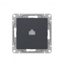 Механизм розетки RJ11, графит Эпика  UP1-SOG-RJ11 EKF