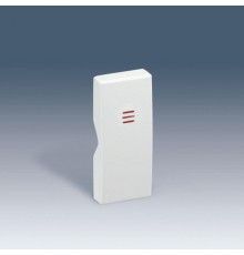 Simon 82 Клавиша для выключателя одноклавишного с подсветкой, узкий модуль, S82C, алюминий  82011-63  Simon