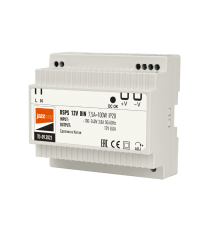 Драйвер для светодиодной ленты BSPS DIN 12V 7.5A=100w PL IP20 3г.гар  на DIN-рейку  .5049987  Jazzway
