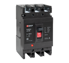 Выключатель автоматический LS125 18кА 3P 160А ProPact  mccb-125-18-3-160-ls  EKF
