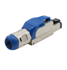 PLUD-8P8C-S-C6-VL Разъем RJ-45 (8P8C) под витую пару, полевая заделка,категория 6, неэкранир., для одножильного кабеля, фиолетовый 427433  Hyperline