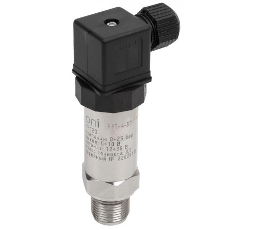 Преобр. давл. PPT20 0,5% 0-25Бар 0-10В M20 DIN43650  PPT-A-ST-025-0-10-3-2  ONI