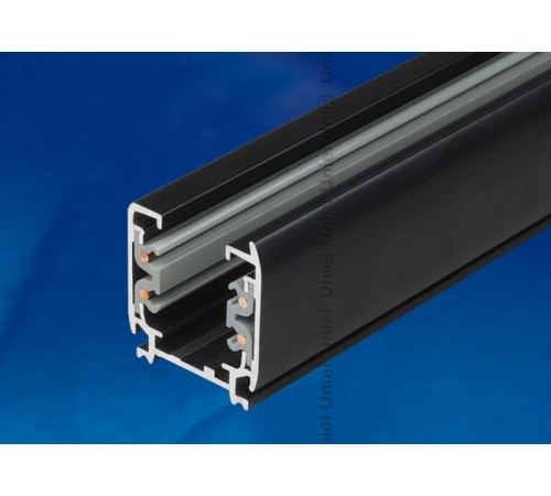 Шинопровод осветительный тип А. трехфазный, черный. L= 3 м. UBX-AS4 BLACK 300 POLYBAG  09729  Uniel