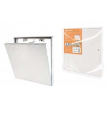 Люк под плитку, алюминиевый, съемный, нажимной, ограничитель-цепочка, 300х500,  SQ1807-0606  TDM