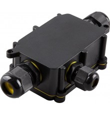 Коробка распределительная водонепроницаемая cоединительная, LD523, 450V, 140х78х36, черный  32246  Feron