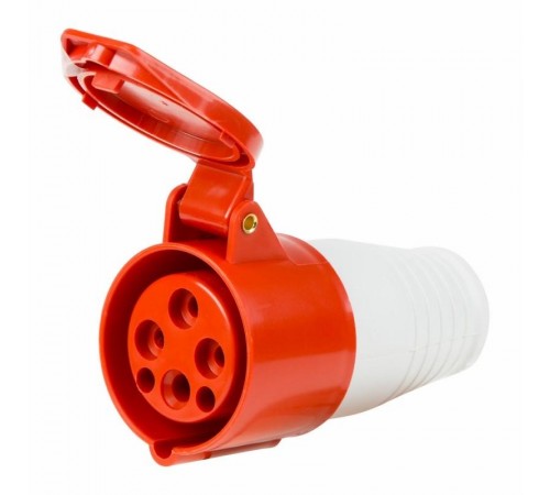 Розетка 214 переносная 3Р+РЕ 16А 380В IP44  11-8919  REXANT