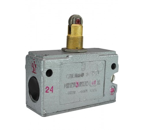 МП 1203 УХЛ3 исп.01, IP40, толкатель с продольным расположением ролика, комбинированный, винт, микровыключатель (ЭТ)  ET008091  Электротехник