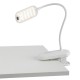 Настольный светильник  NLED-525-6W-W светодиодный аккумуляторный на прищепке белый  Б0068589  ЭРА