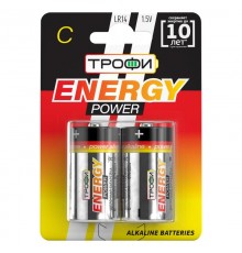 Батарейка щелочная (алкалиновая) LR14-2BL (12/96/6720) (C)   C0034932  ТРОФИ