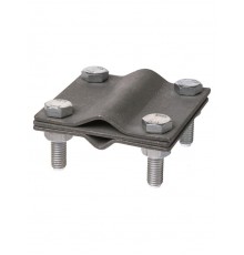 Зажим соединит. 4-х болт. штырь-полоса/прут, штырь 16 - полоса 40х4/прут 6-16 мм, термодиф.   SQ2401-3122  TDM