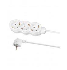 Удлинитель бытовой "Люкс" 3 гнезда, 3 м, с/з, с з/ш, ПВС 3х1 мм2, 16 А, 250 В, 3500 Вт  SQ1303-4026  TDM