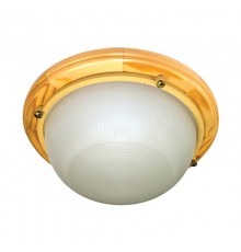 Светильник для ЖКХ под лампу НПП Самарканд 1301 Круг малый НПП 03-60-013 ЛН/КЛЛ/LED Е27 IP 65 матовый корпус дер. сосна ИУ  1005500976  Элетех