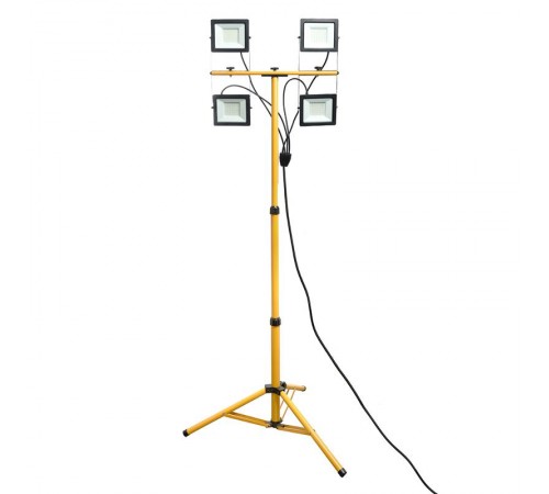 Прожектор на штативе 4*50W 6400К 220V черный IP65 LL-50  48507  FERON