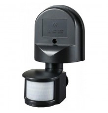 Датчик движения инфракрасный ДД 008 1200Вт 180 гр.12м IP44 черный  4690612033822  IN HOME