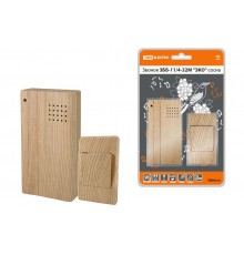 Звонок ЗББ-11/4-32М "ЭКО" сосна (беспр., бат.)  SQ1901-0022  TDM